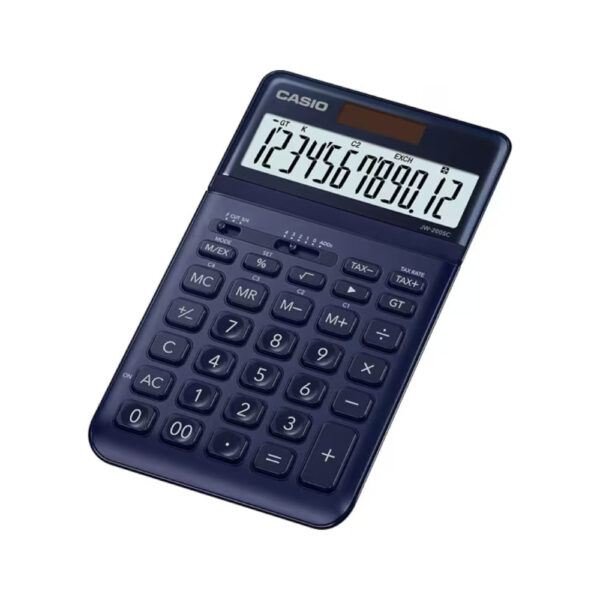 Calculadora Secretária Casio JW200SCNY Azul Escuro 12 Dígito - Image 3