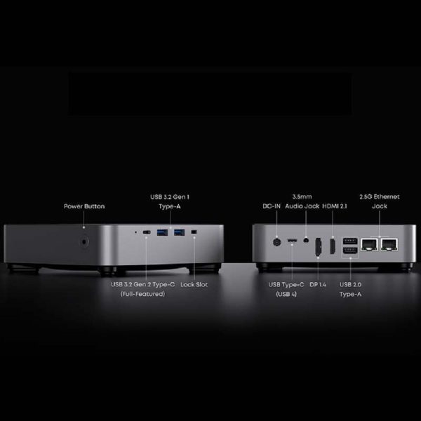 Mini-Pc Nuc Chuwi AUbox Ryzen 9 6900Hx 16Gb 512Gb Wifi6 BT5.2 RJ45*2 Hdmi*1 DP*1 USB 3.2*1 USB 2.0*1 Typce-C*1 Windows 11 Pro - Image 3